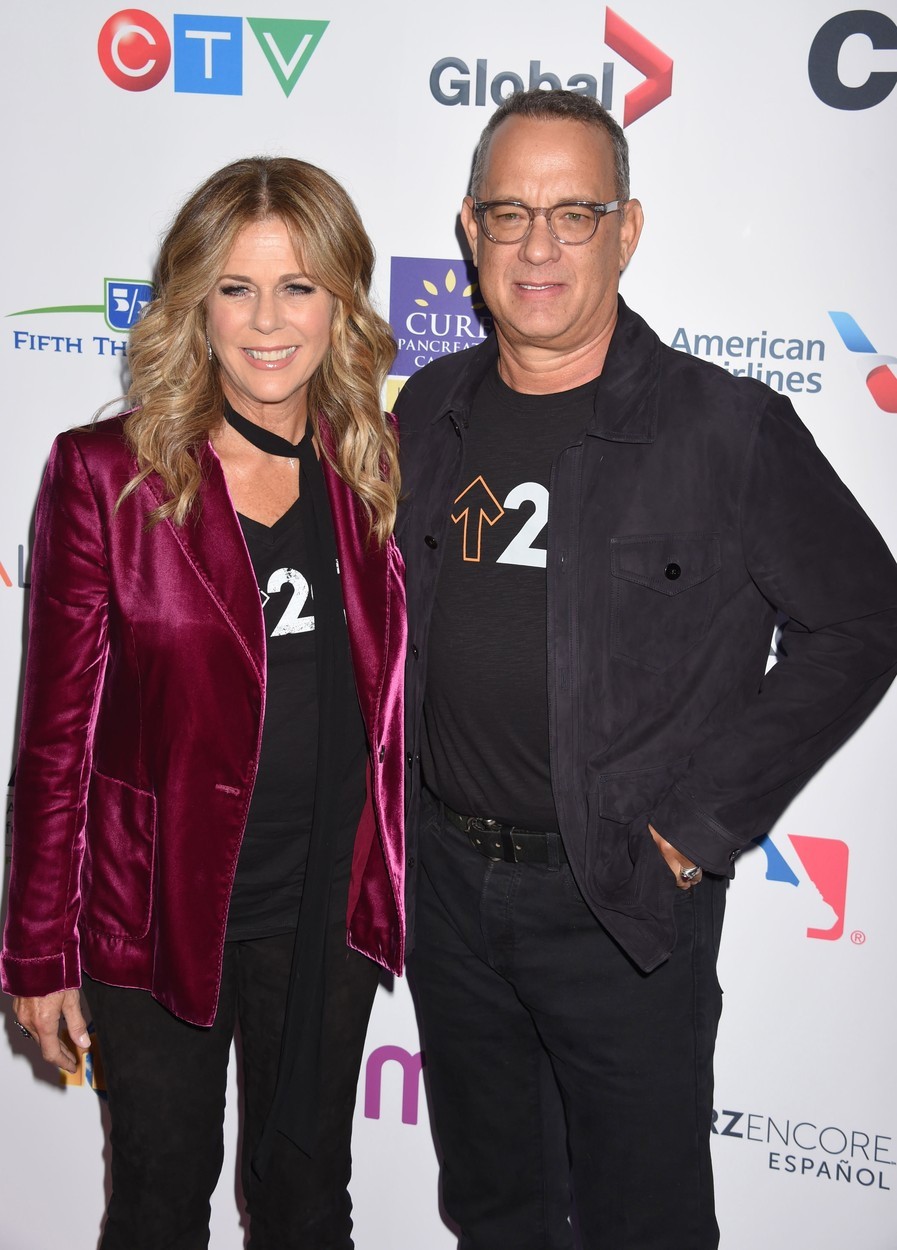 Prišli aj Tom Hanks s manželkou Ritou Wilson.